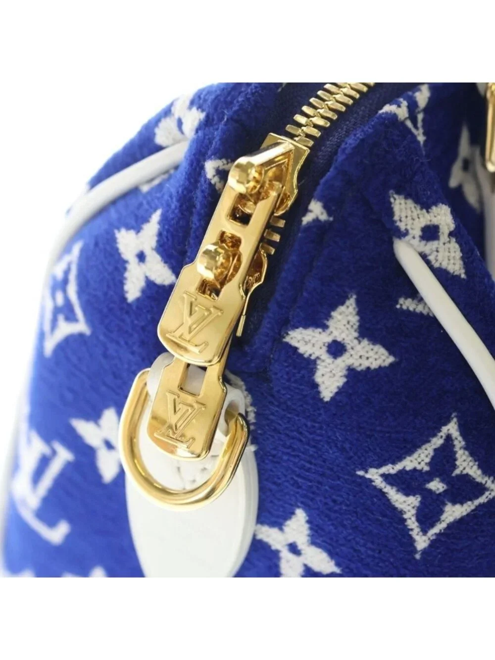 Louis Vuitton Monogram Speedy Bandouliere 20 2-Way Handbag Blue